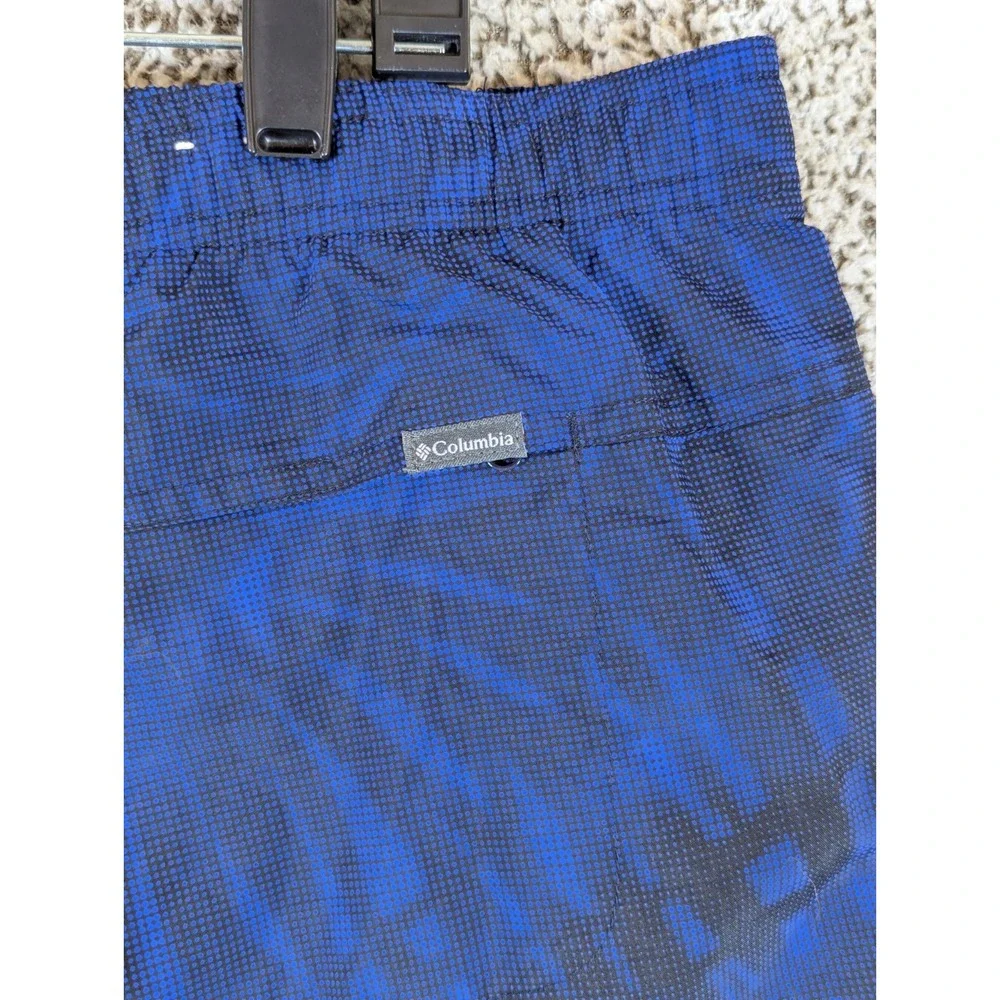 Columbia Swim Trunks Men's Size 2XL Blue All Over Print Swim Surf Beach‎ Wear